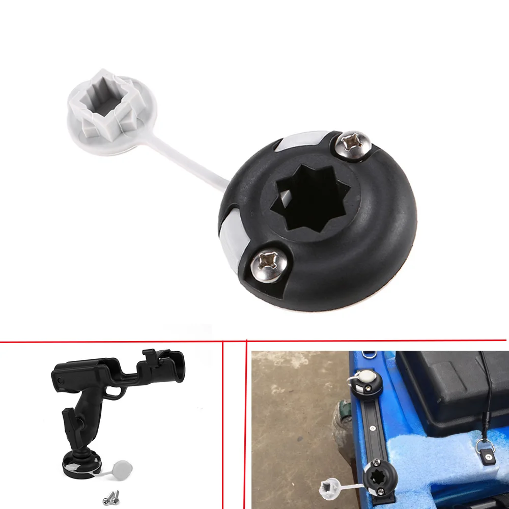 Fishing Kayak Anchor - ไนลอนทนทานเรือแคนู Kayak Star Mount ฐานเรือตกปลาทะเล Rod