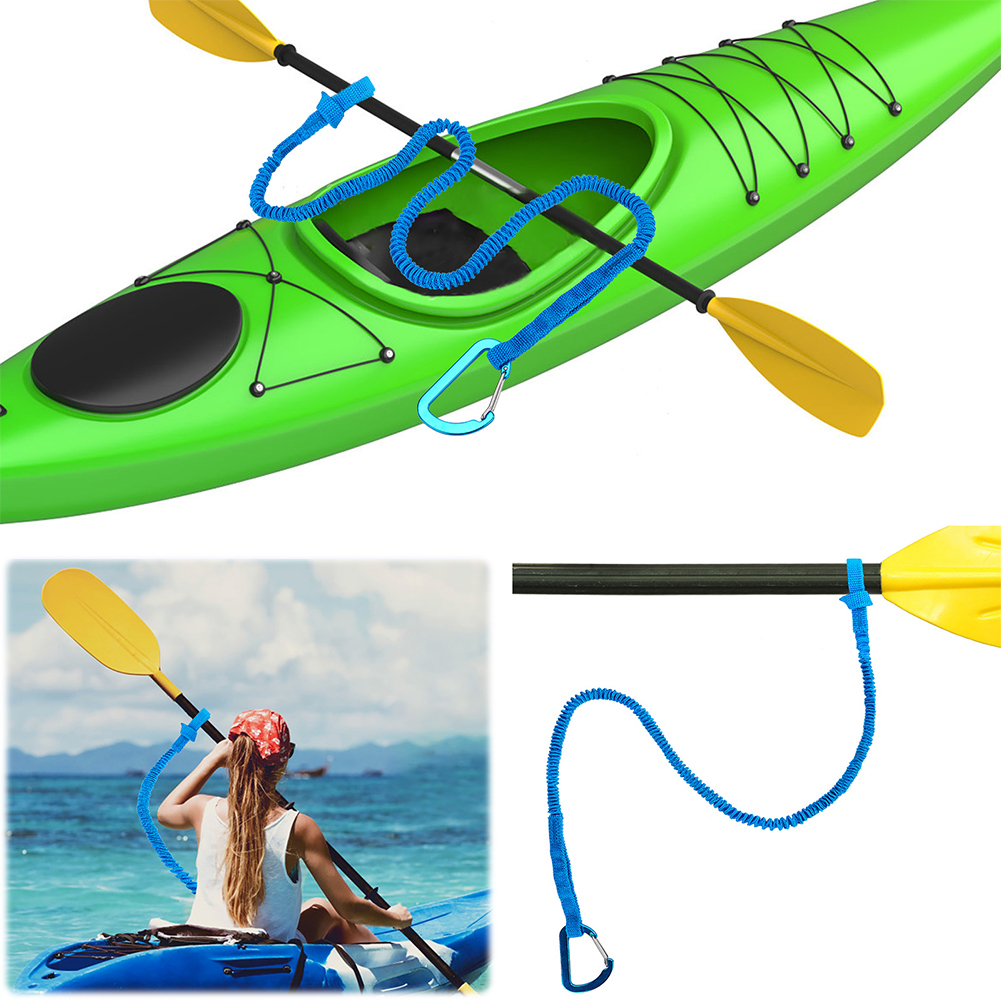 สายรัดพายเรือคายัคแบบปรับได้ 4 - Fishing Kayak Paddle Leash บทวิจารณ์และราคา