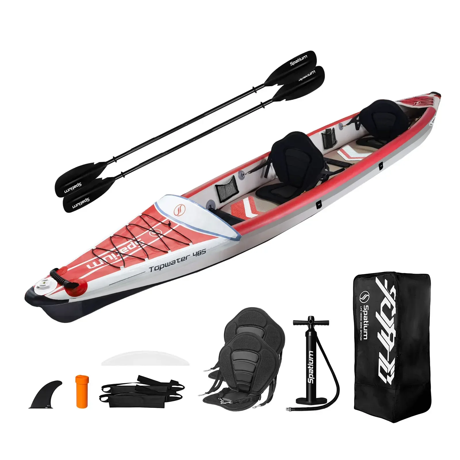 เรือคายัคเป่าลม PVC สำหรับตกปล - Fishing Kayak Paddle บทวิจารณ์และราคา